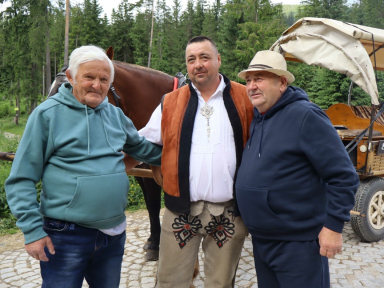 Znani Rolnicy z Podlasia z wizytą u fiakrów z Morskiego Oka