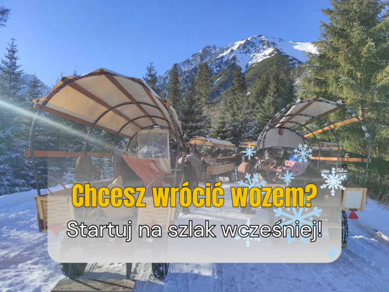 Ważna informacja dla turystów planujących Morskie Oko /Important information for visitors heading to Morskie Oko
